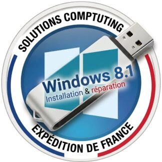 Clé USB Bootable d'Installation et Réparation Windows 8.1 32 bits (2013)
