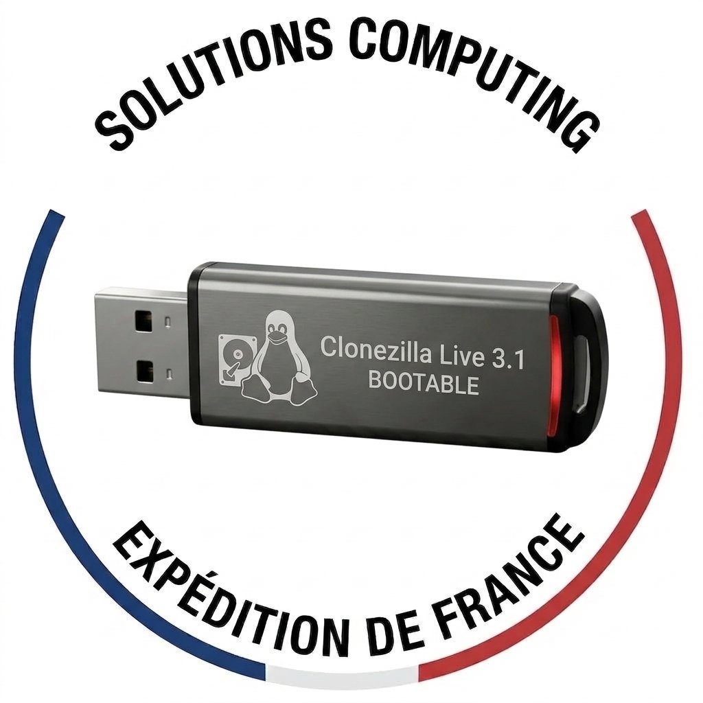 Clé USB Bootable Clonezilla