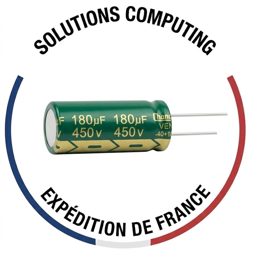 Condensateur électrolytique Changxin 180 µF 450 V - Low ESR (105 °C)