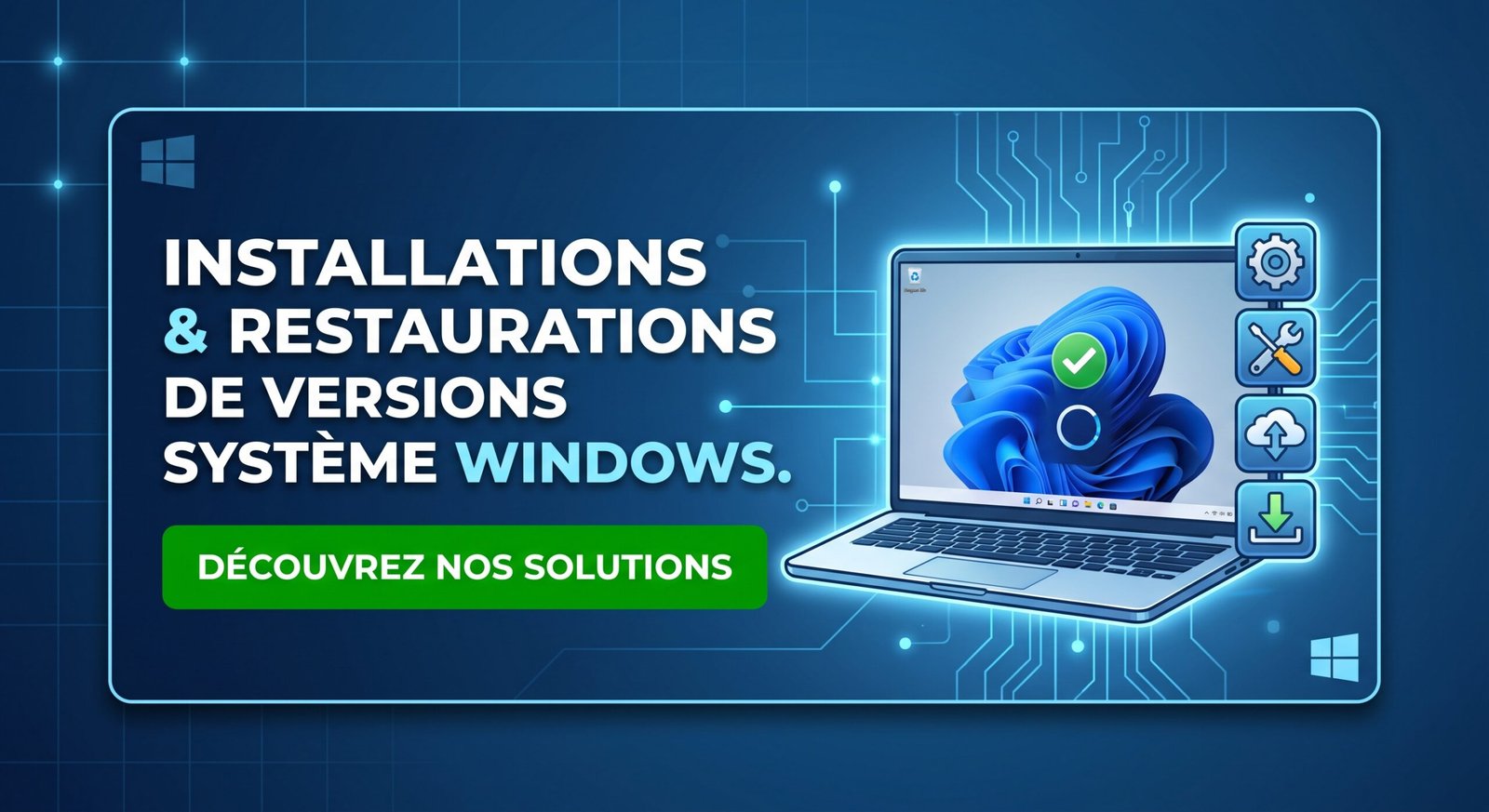 Installations et Restaurations Windows - Solutions Computing